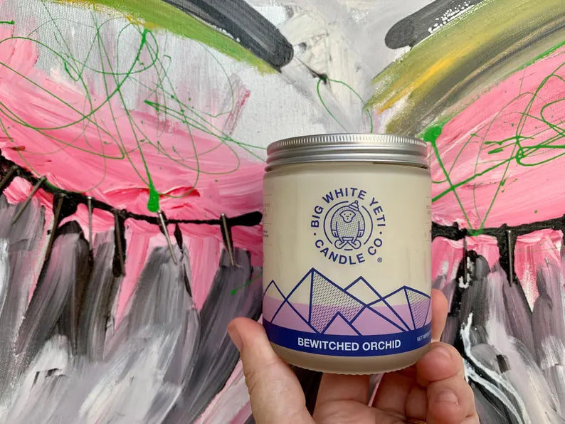 Bewitched Orchid Soy Candle - 6oz tin or 8oz glass jar