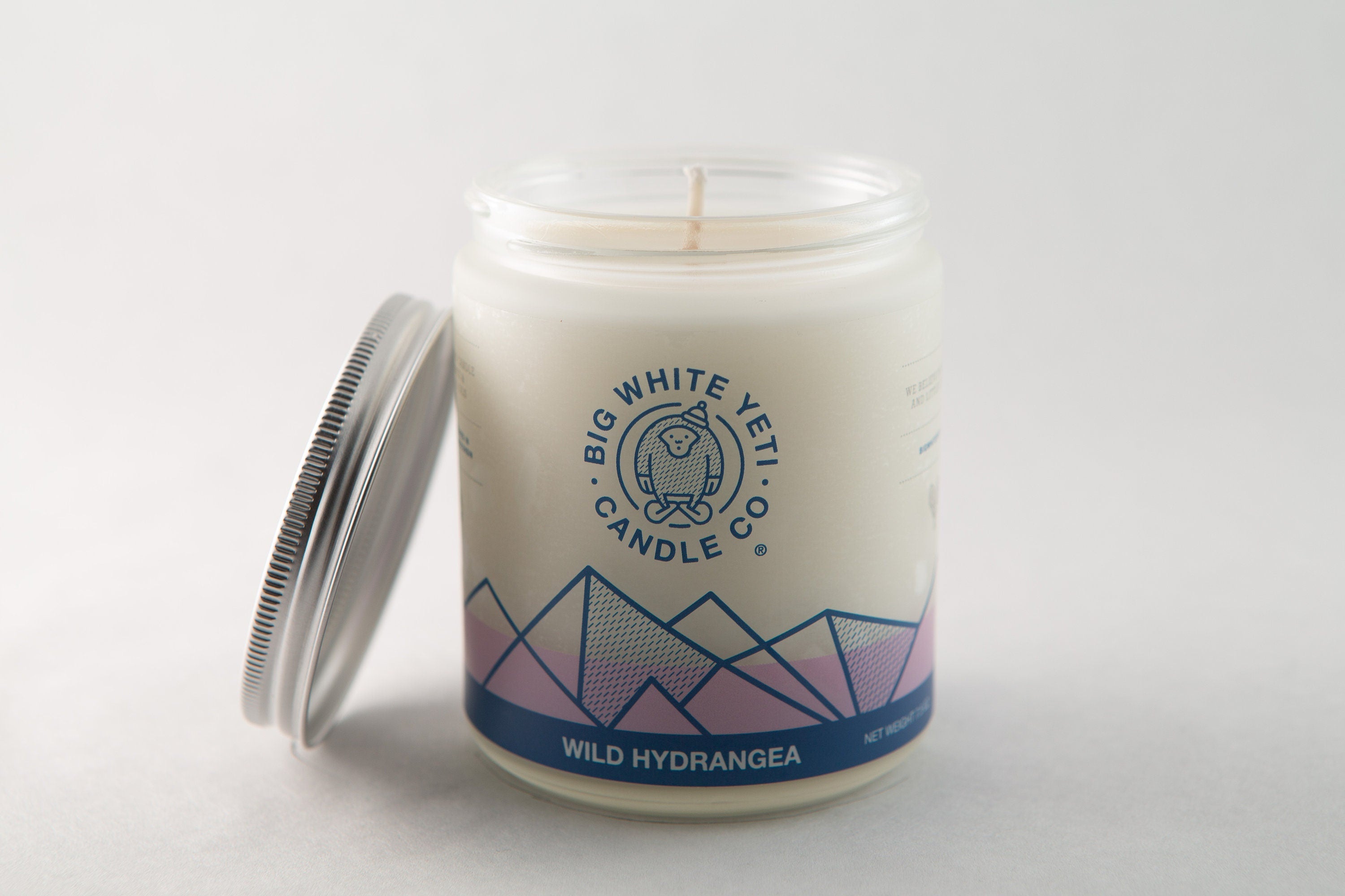 Wild Hydrangea Soy Candle - 6oz tin or 8oz glass jar