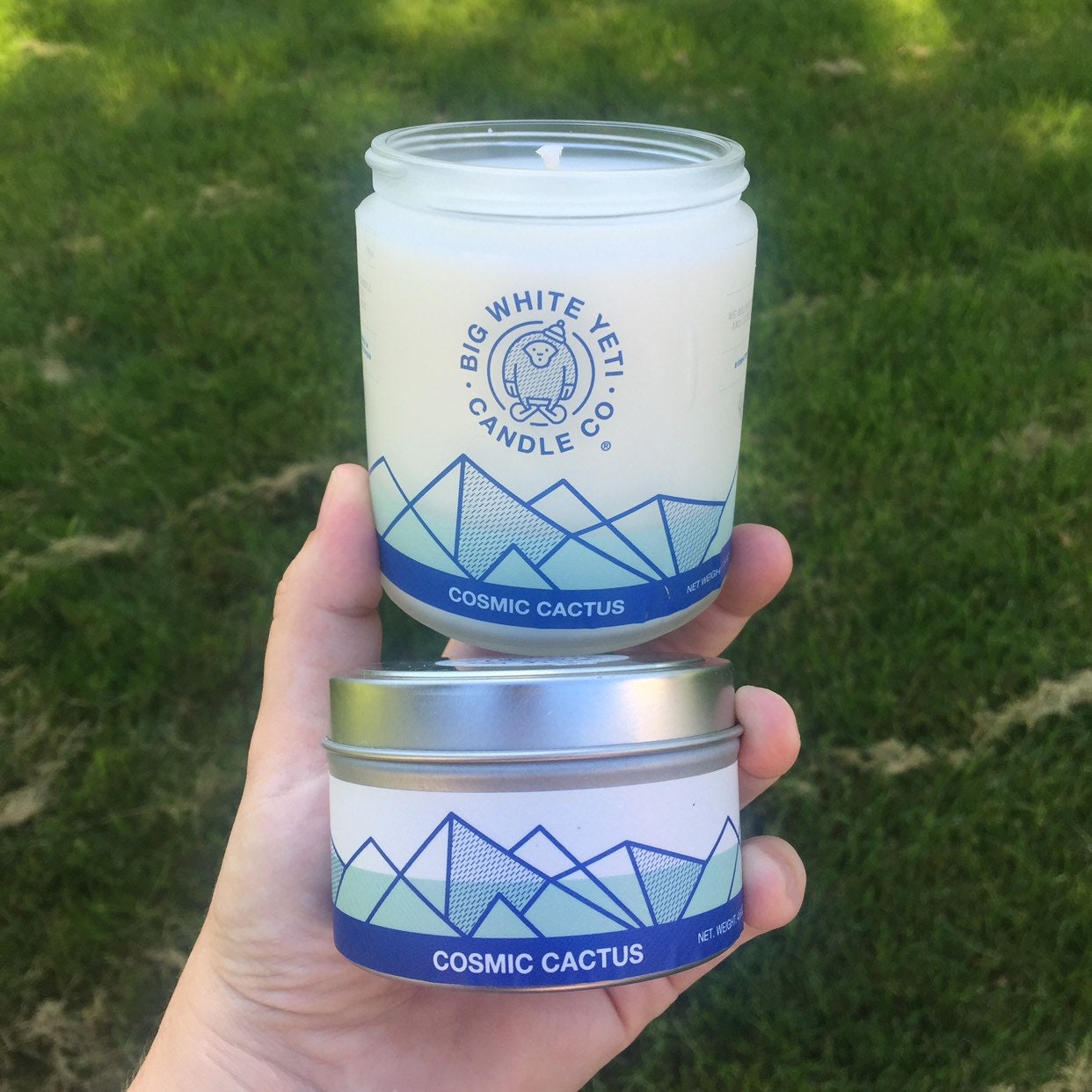 Cosmic Cactus Soy Candle - 6oz tin or 8oz  glass jar