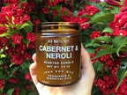Cabernet + Neroli Soy Candle- 8oz Amber Jar