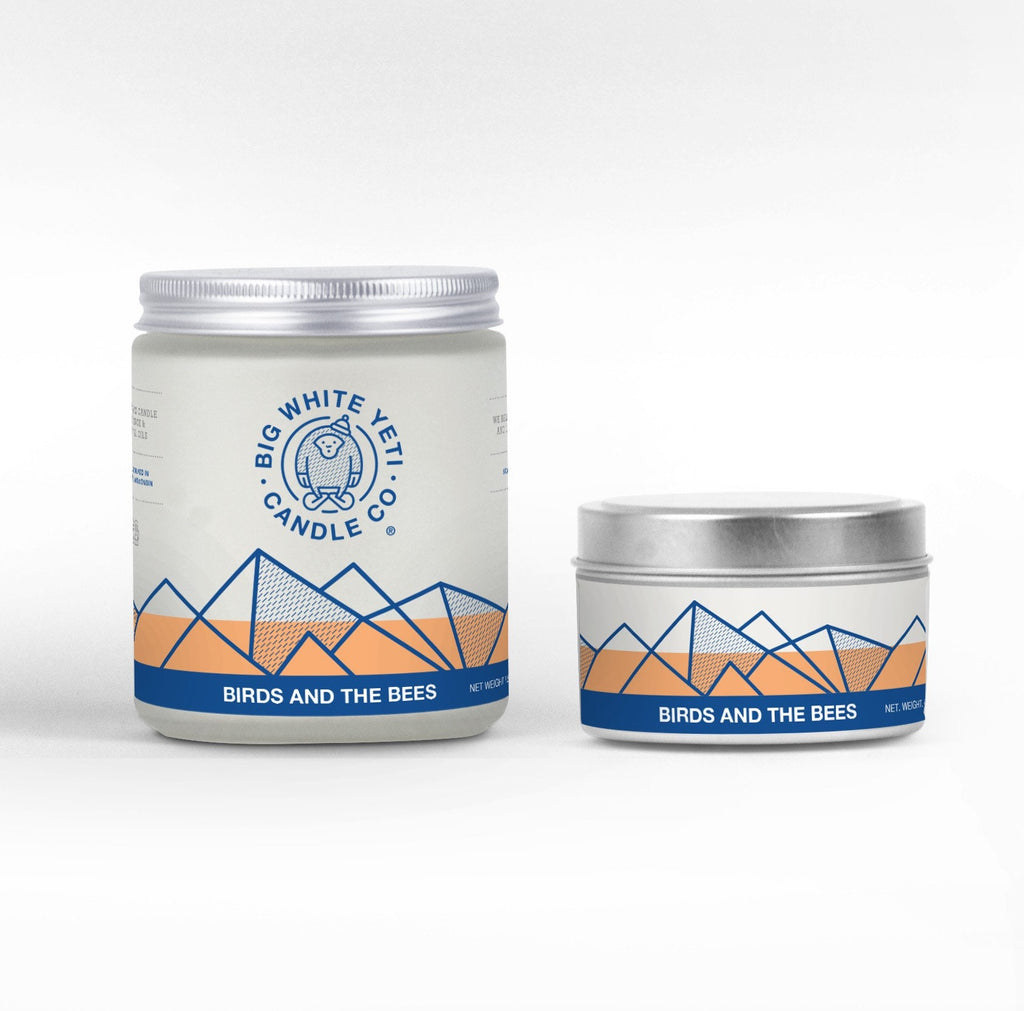 Birds and the Bees- 6oz tin or 8oz glass jar