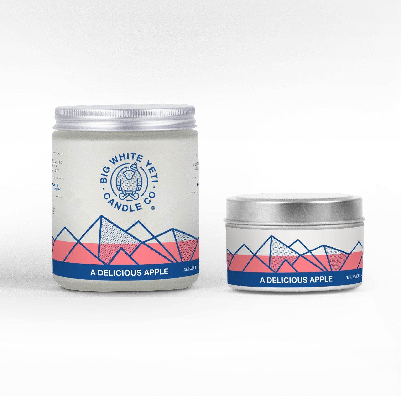 A Delicious Apple Soy Candle - 6oz tin or 8oz glass jar