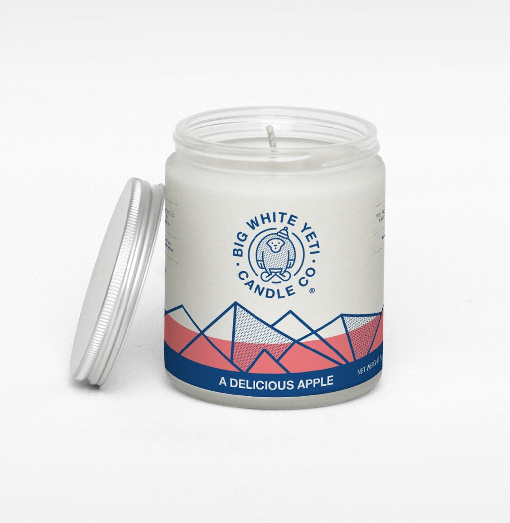 A Delicious Apple Soy Candle - 6oz tin or 8oz glass jar