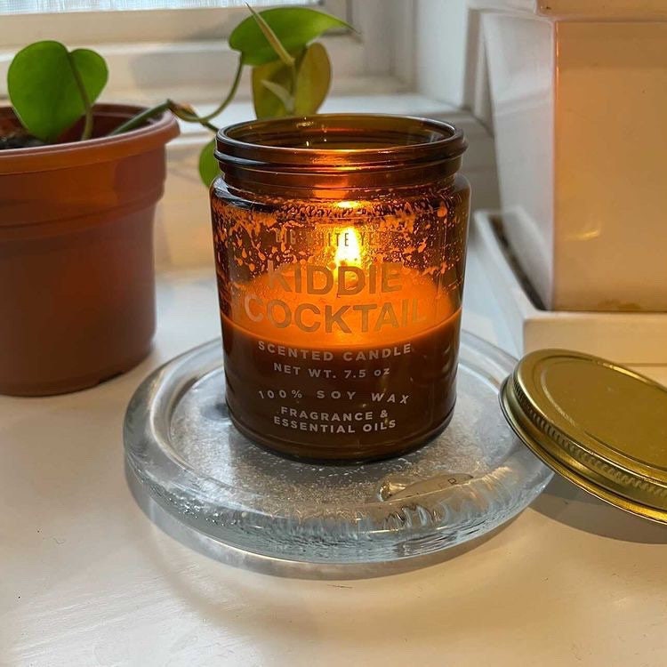 Kiddie Cocktail Soy Candle- 8oz Amber Jar