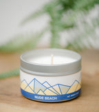 Nude Beach Soy Candle - 6oz tin or 8oz glass jar