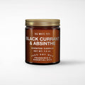 Black Currant + Absinthe Soy Candle- 8oz Amber Jar