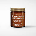 Champagne Problems Soy Candle- 8oz Amber Jar