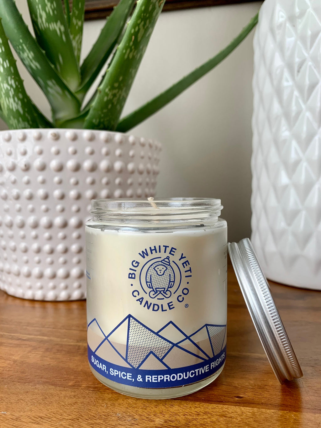 Sugar, Spice, and Reproductive Rights - Cause Candle - 8oz glass jar