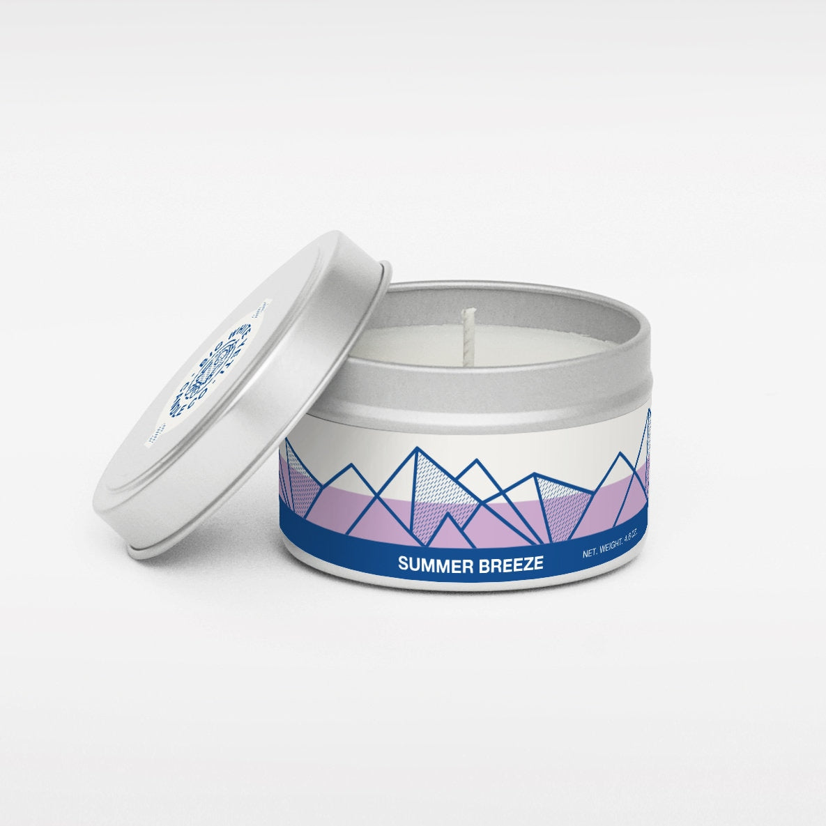 Summer Breeze- 6oz tin or 8oz glass jar soy candle