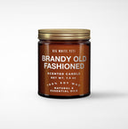 Brandy Old Fashioned Soy Candle- 8oz Amber Jar