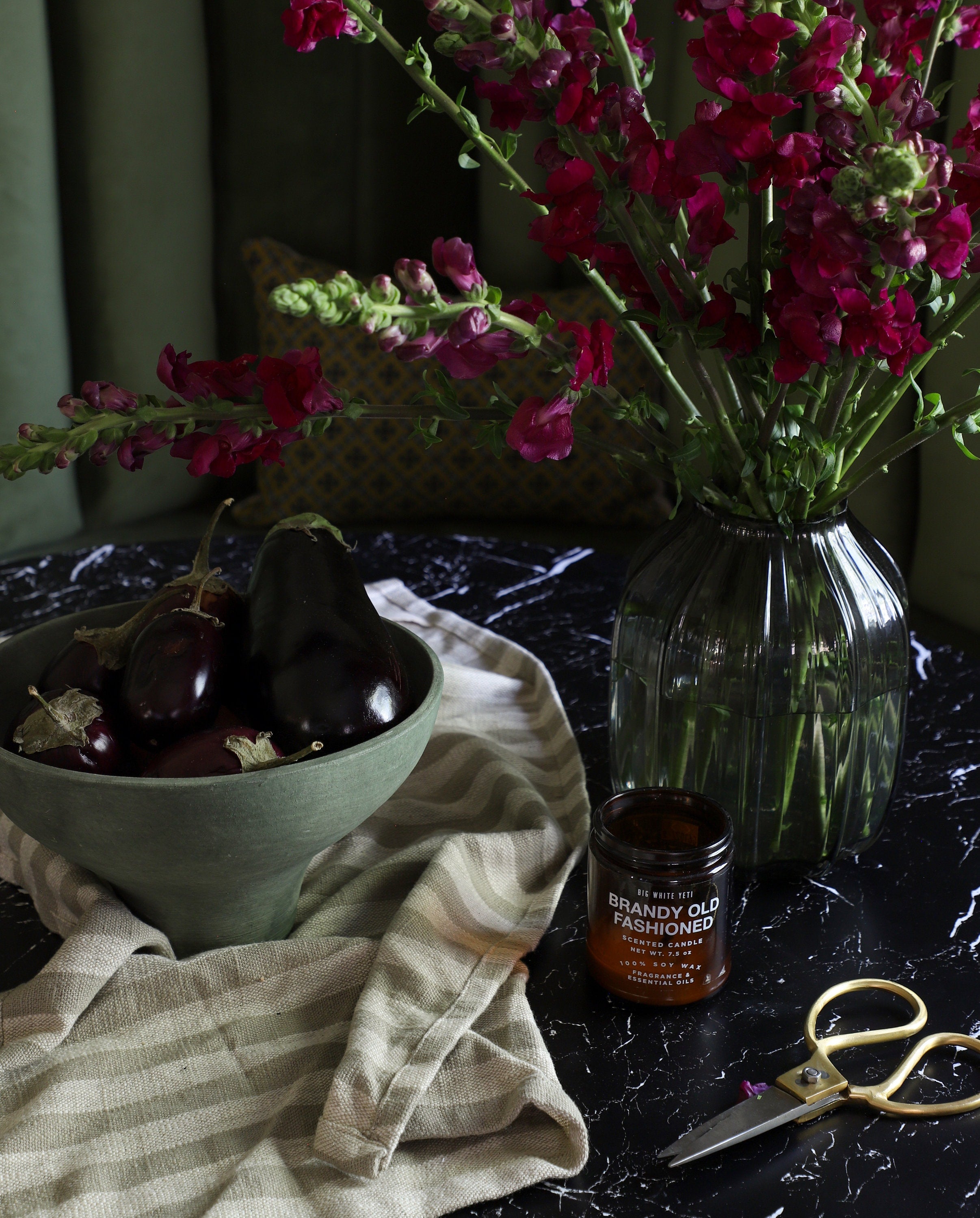 Brandy Old Fashioned Soy Candle- 8oz Amber Jar