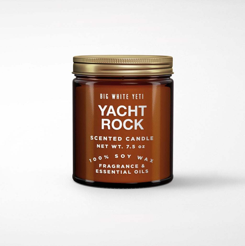 Yacht Rock Soy Candle- 8oz Amber Jar