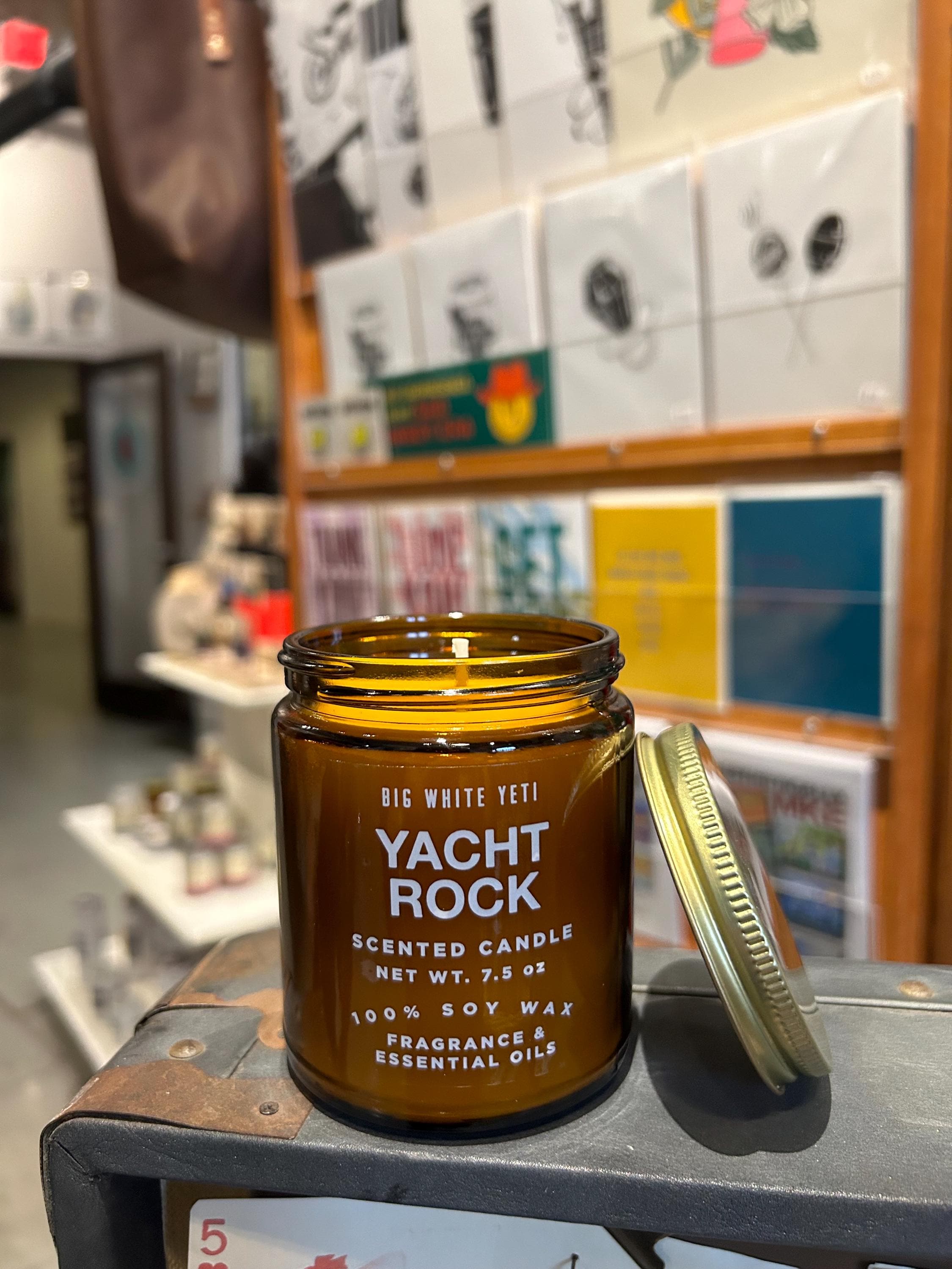 Yacht Rock Soy Candle- 8oz Amber Jar